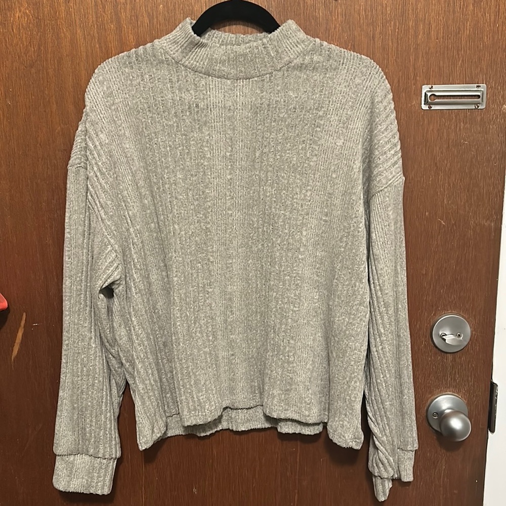 NWOT All in Favor Mock Neck Long Sleeve